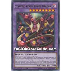 Starving Venom Fusion Dragon (Rare) – Legendary Duelist Immortal Destiny | Carta YUGIOH en México