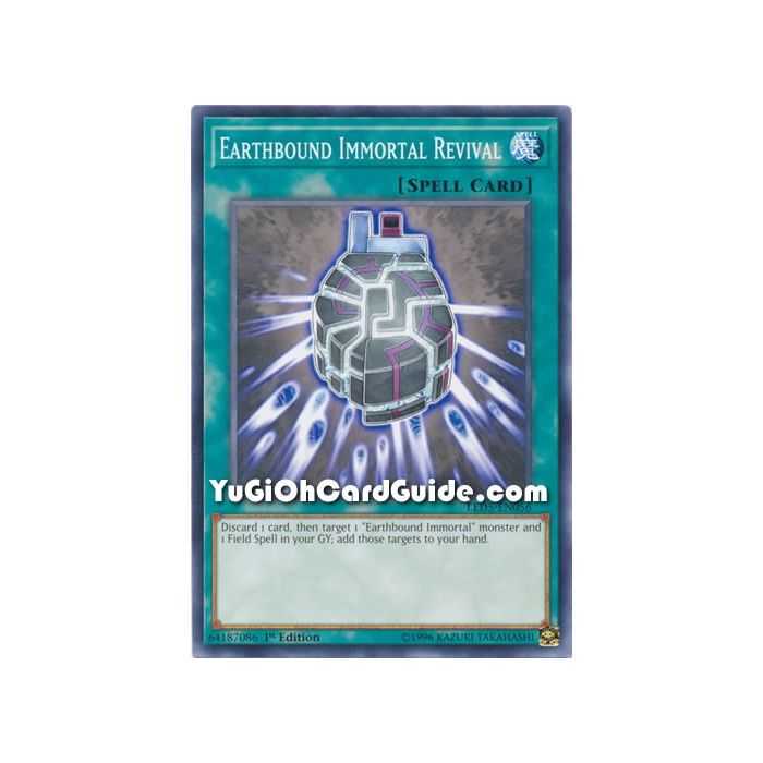 Earthbound Immortal Revival (Common) – Legendary Duelist Immortal Destiny | Carta YUGIOH en México