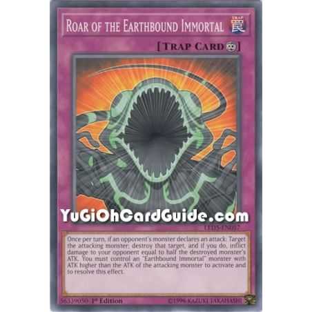 Roar of the Earthbound Immortal (Common) – Legendary Duelist Immortal Destiny | Carta YUGIOH en México