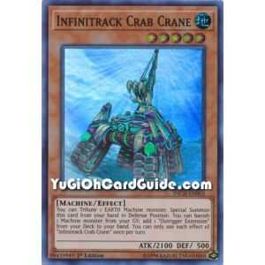 Infinitrack Crab Crane (Super Rare) – Infinity Chaser | Carta YUGIOH en México