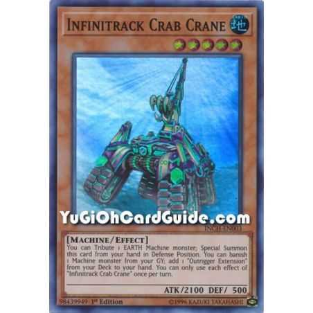 Infinitrack Crab Crane (Super Rare) – Infinity Chaser | Carta YUGIOH en México