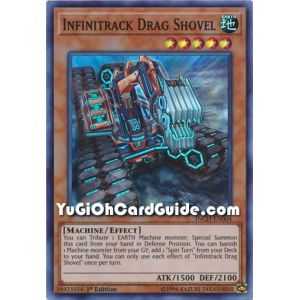 Infinitrack Drag Shovel (Super Rare) – Infinity Chaser | Carta YUGIOH en México