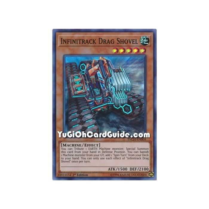 Infinitrack Drag Shovel (Super Rare) – Infinity Chaser | Carta YUGIOH en México