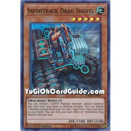 Infinitrack Drag Shovel (Super Rare) – Infinity Chaser | Carta YUGIOH en México