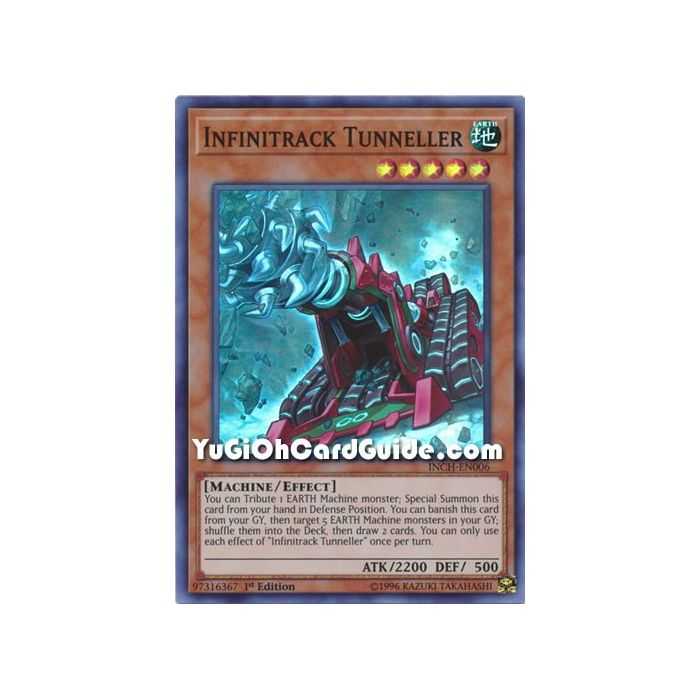 Infinitrack Tunneller (Super Rare) – Infinity Chaser | Carta YUGIOH en México