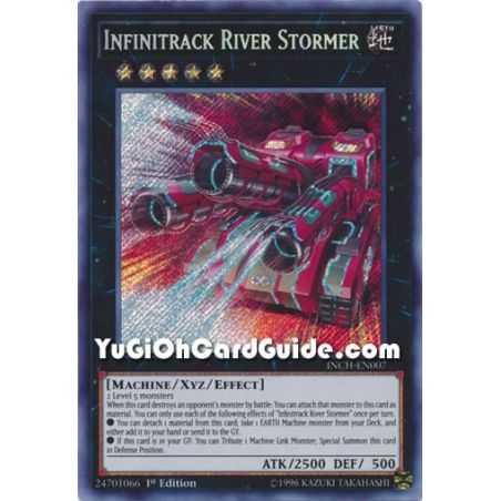 Infinitrack River Stormer (Secret Rare) – Infinity Chaser | Carta YUGIOH en México