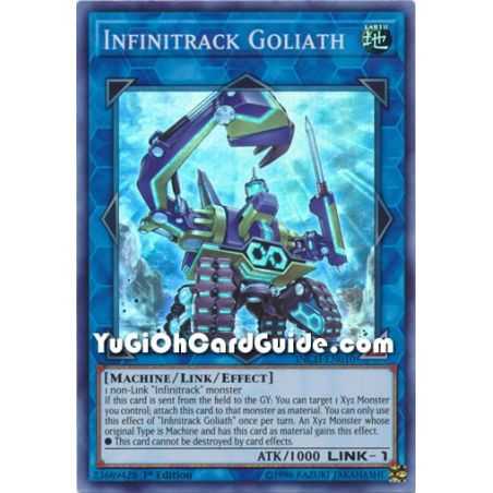 Infinitrack Goliath (Super Rare) – Infinity Chaser | Carta YUGIOH en México