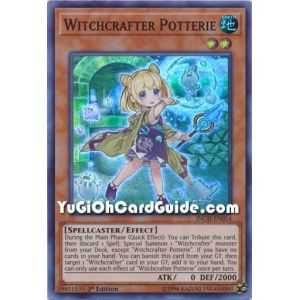 Witchcrafter Potterie (Super Rare) – Infinity Chaser | Carta YUGIOH en México