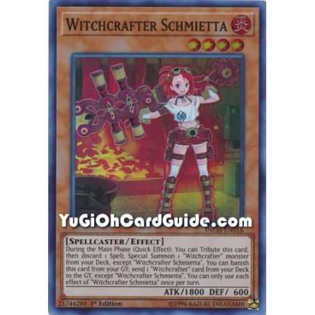 Witchcrafter Schmietta (Super Rare) – Infinity Chaser | Carta YUGIOH en México