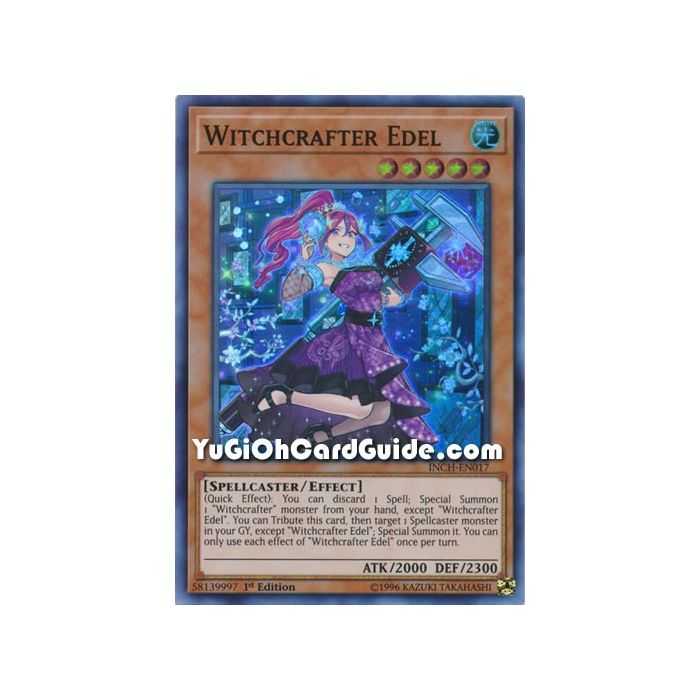 Witchcrafter Edel (Super Rare) – Infinity Chaser | Carta YUGIOH en México