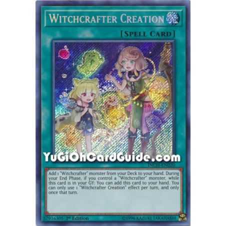 Witchcrafter Creation (Secret Rare) – Infinity Chaser | Carta YUGIOH en México