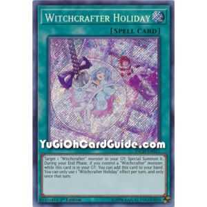 Witchcrafter Holiday (Secret Rare) – Infinity Chaser | Carta YUGIOH en México