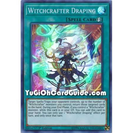 Witchcrafter Draping (Super Rare) – Infinity Chaser | Carta YUGIOH en México