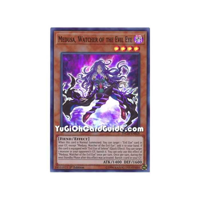 Medusa, Watcher of the Evil Eye (Super Rare) – Infinity Chaser | Carta YUGIOH en México