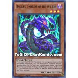 Basilius, Familiar of the Evil Eye (Super Rare) – Infinity Chaser | Carta YUGIOH en México