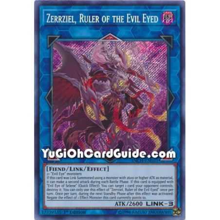 Zerrziel, Ruler of the Evil Eyed (Secret Rare) – Infinity Chaser | Carta YUGIOH en México