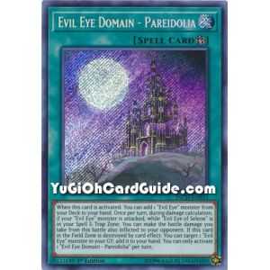 Evil Eye Domain - Pareidolia (Secret Rare) – Infinity Chaser | Carta YUGIOH en México