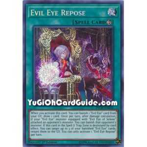 Evil Eye Repose (Secret Rare) – Infinity Chaser | Carta YUGIOH en México