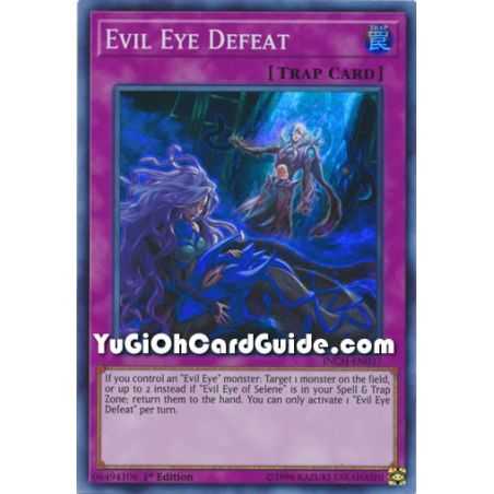 Evil Eye Defeat (Super Rare) – Infinity Chaser | Carta YUGIOH en México