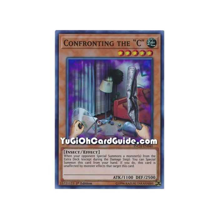 Confronting the "C" (Super Rare) – Infinity Chaser | Carta YUGIOH en México