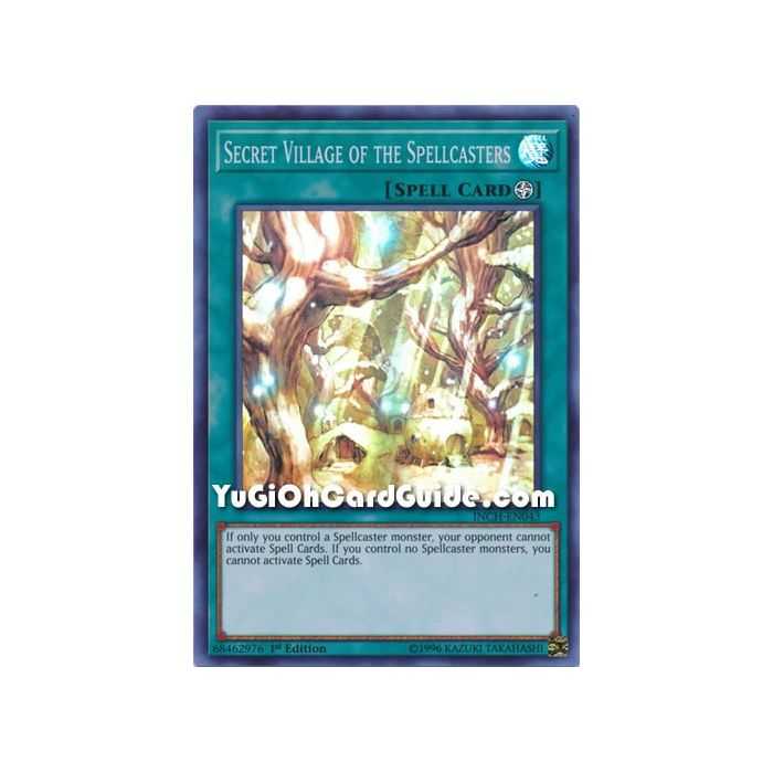 Secret Village of the Spellcasters (Super Rare) – Infinity Chaser | Carta YUGIOH en México