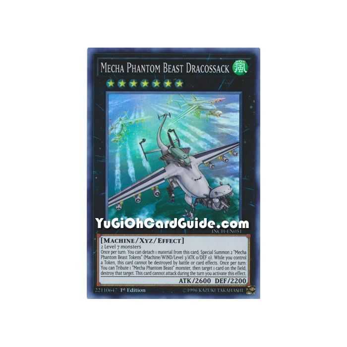 Mecha Phantom Beast Dracossack (Super Rare) – Infinity Chaser | Carta YUGIOH en México