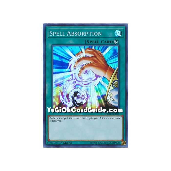 Spell Absorption (Super Rare) – Infinity Chaser | Carta YUGIOH en México