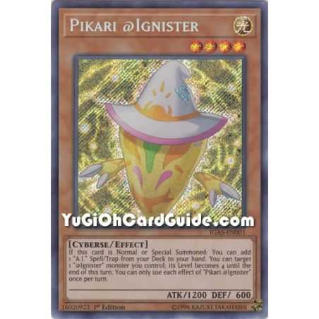Pikari @Ignister (Secret Rare) – Ignition Assault | Carta YUGIOH en México