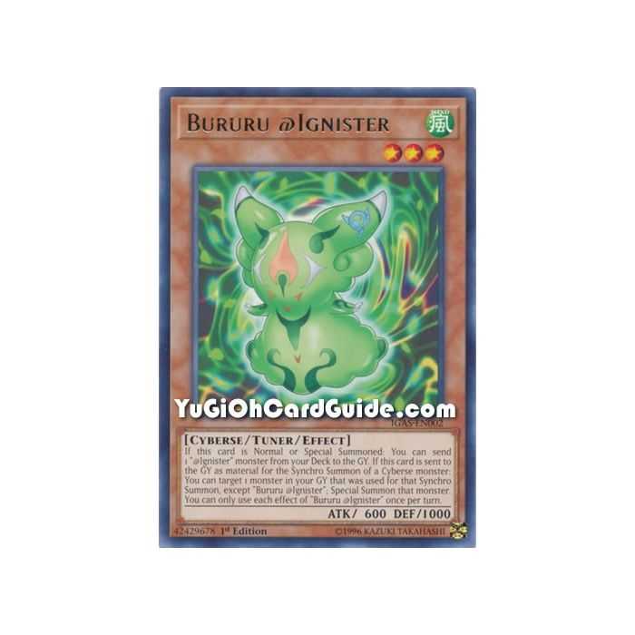Bururu @Ignister (Rare) – Ignition Assault | Carta YUGIOH en México