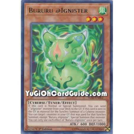 Bururu @Ignister (Rare) – Ignition Assault | Carta YUGIOH en México