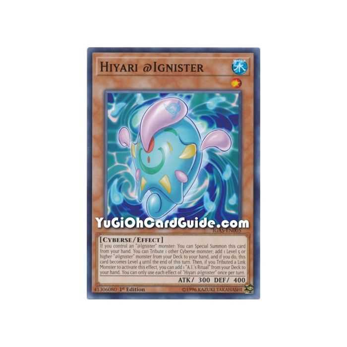 Hiyari @Ignister (Common) – Ignition Assault | Carta YUGIOH en México