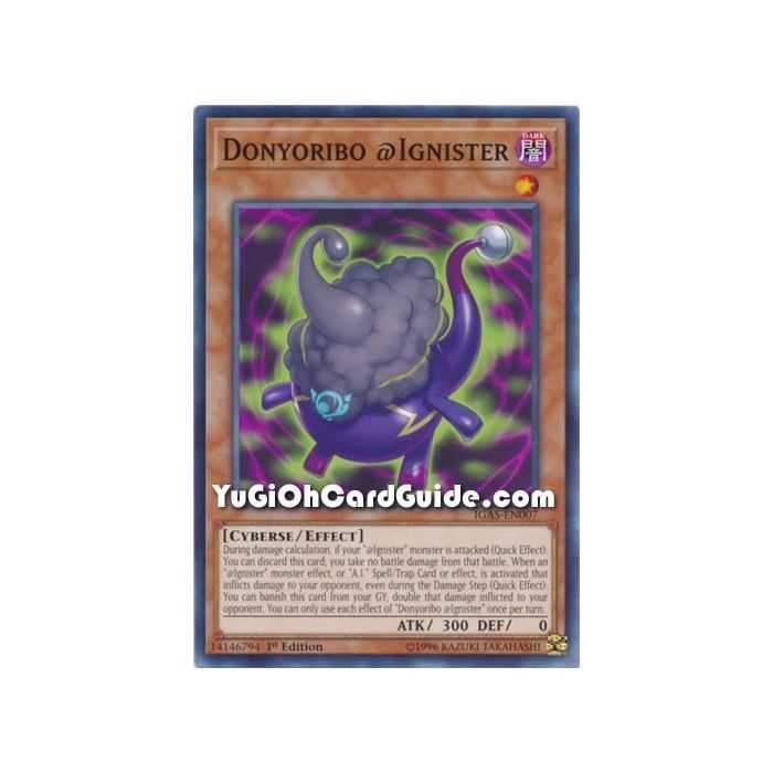Donyoribo @Ignister (Common) – Ignition Assault | Carta YUGIOH en México