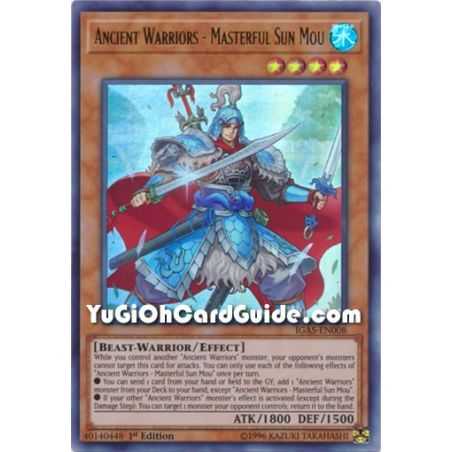 Ancient Warriors - Masterful Sur Mou (Ultra Rare) – Ignition Assault | Carta YUGIOH en México