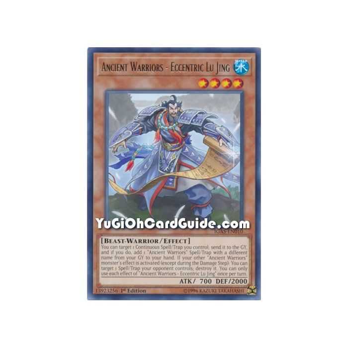 Ancient Warriors - Eccentric Lu Jing (Rare) – Ignition Assault | Carta YUGIOH en México