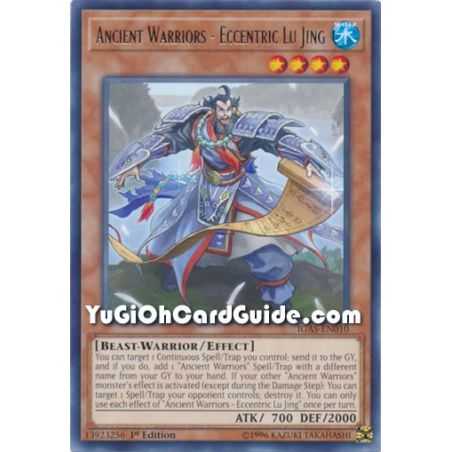 Ancient Warriors - Eccentric Lu Jing (Rare) – Ignition Assault | Carta YUGIOH en México