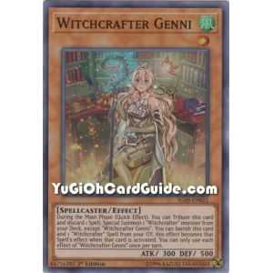 Witchcrafter Genni (Super Rare) – Ignition Assault | Carta YUGIOH en México