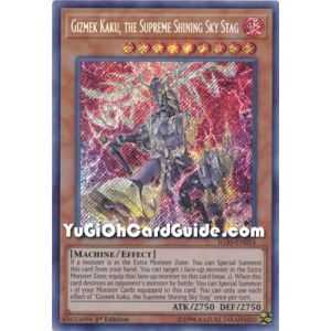 Gizmek Kaku, the Supreme Shining Sky Stag (Secret Rare) – Ignition Assault | Carta YUGIOH en México
