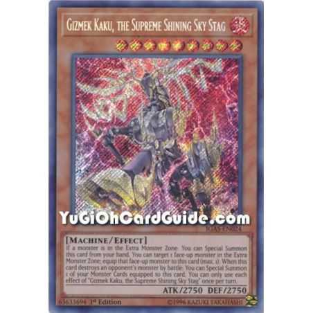 Gizmek Kaku, the Supreme Shining Sky Stag (Secret Rare) – Ignition Assault | Carta YUGIOH en México