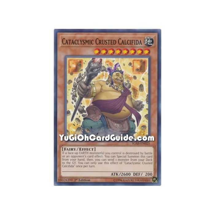 Cataclysmic Crusted Calcifida (Common) – Ignition Assault | Carta YUGIOH en México