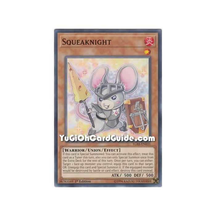 Squeaknight (Common) – Ignition Assault | Carta YUGIOH en México