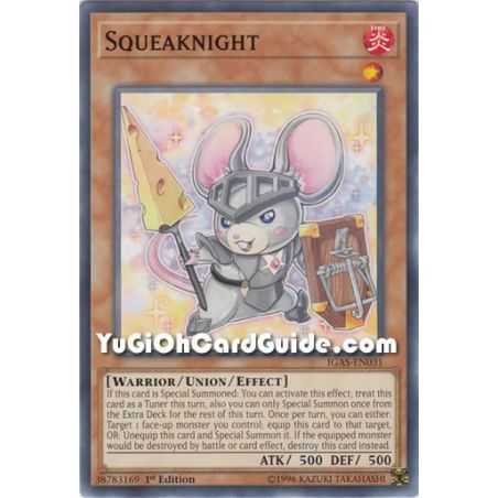 Squeaknight (Common) – Ignition Assault | Carta YUGIOH en México