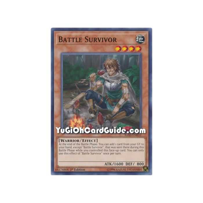 Battle Survivor (Common) – Ignition Assault | Carta YUGIOH en México