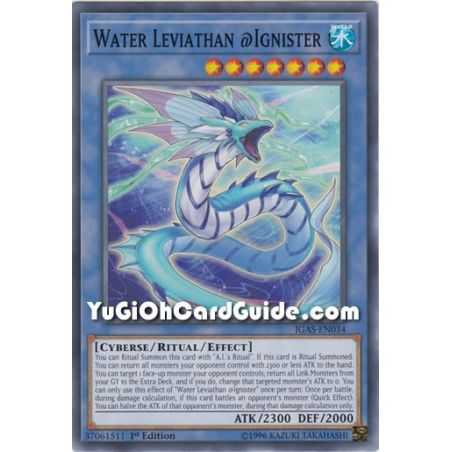 Water Leviathan @Ignister (Common) – Ignition Assault | Carta YUGIOH en México