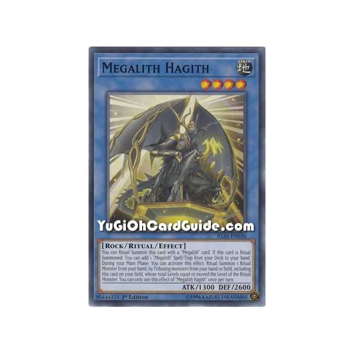 Megalith Hagith (Common) – Ignition Assault | Carta YUGIOH en México