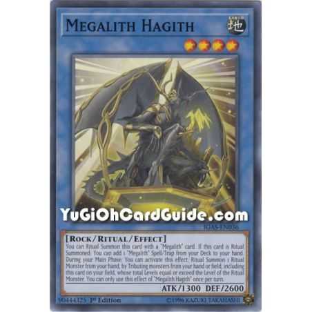 Megalith Hagith (Common) – Ignition Assault | Carta YUGIOH en México