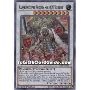 Karakuri Super Shogun mdl 00N "Bureibu" (Super Rare) – Ignition Assault | Carta YUGIOH en México