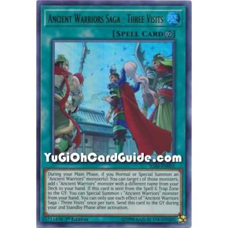 Ancient Warriors Saga - Three Visits (Ultra Rare) – Ignition Assault | Carta YUGIOH en México