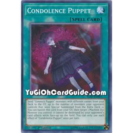 Condolence Puppet (Common) – Ignition Assault | Carta YUGIOH en México