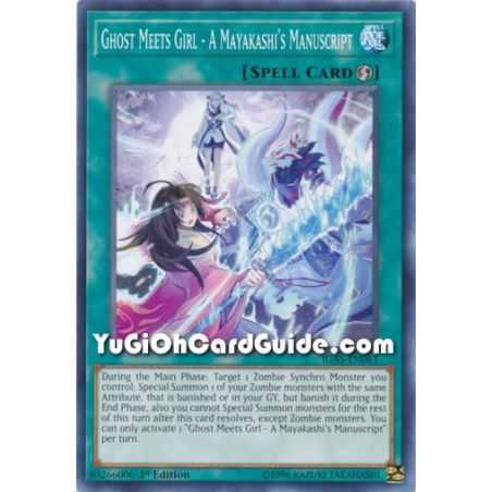 Ghost Meets Girl (Common) – Ignition Assault | Carta YUGIOH en México