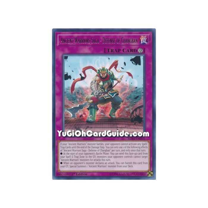 Ancient Warriors Saga - Defense of Changban (Rare) – Ignition Assault | Carta YUGIOH en México